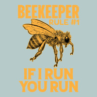 Bee Beekeeper If I Run You Run Bumble Bee Humour 449 Hive Beekeeping Heavy Core Tee | Teevron