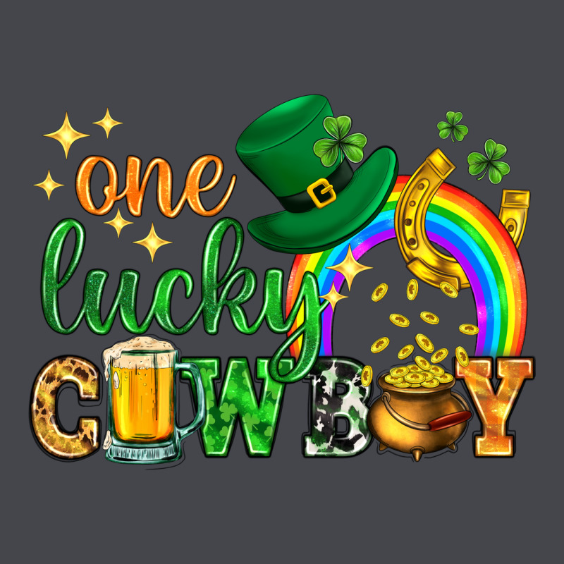 One Lucky Cowboy St. Patricks Day Long Sleeve Tee by HowdyJamesFarm | Teevron