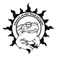 Authentic Church Of The Toad Of Light Psychedlic Frog Licking (distres Premium Tee | Teevron