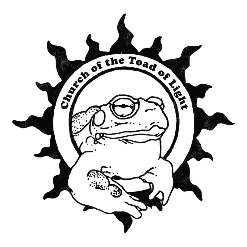 Authentic Church Of The Toad Of Light Psychedlic Frog Licking (distres Premium Tee by DesignPulse | Teevron