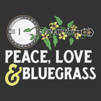 peace , love & bluegrass   banjo nature vines illu | Teevron