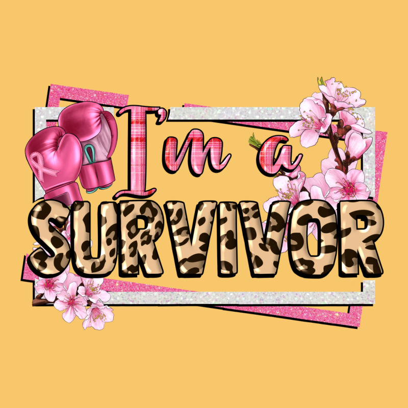 Im A Survivor Cancer Awareness Vintage Hoodie by CowGirlArtShop | Teevron