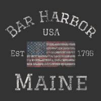 Bar Harbor Maine USA American Flag Established ME Vintage | Teevron