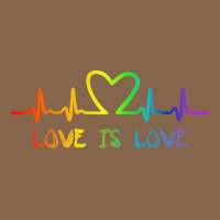 Lgbt Love Rainbow Heartbeat Premium Tee | Teevron