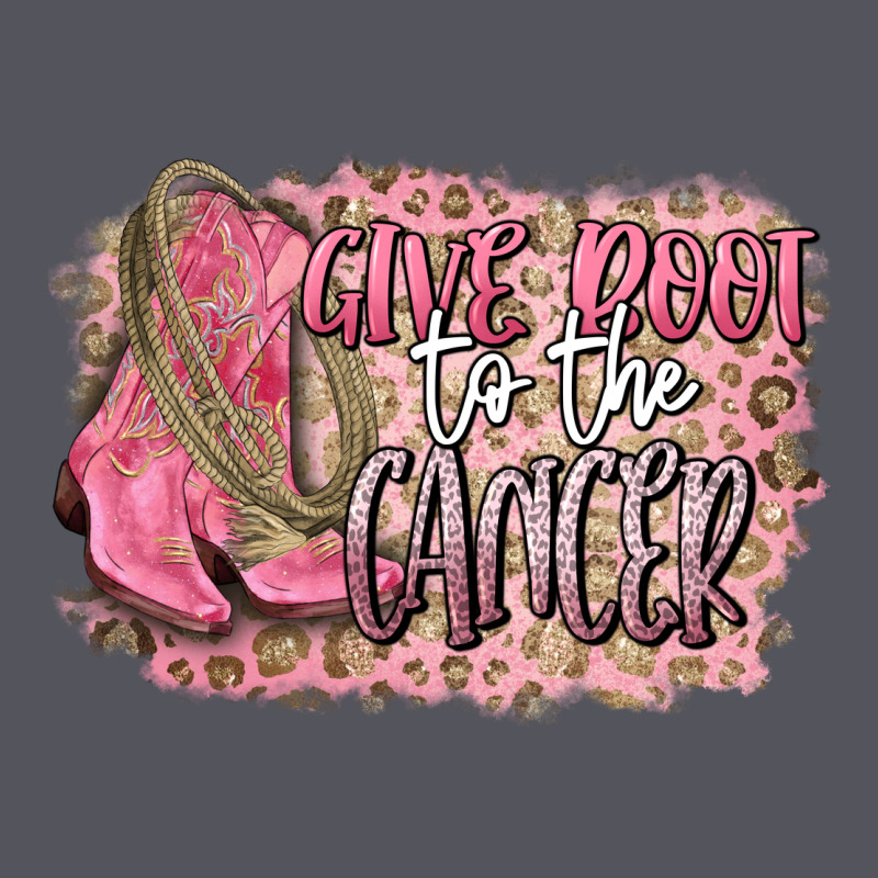 Give Boot To The Cancer Vintage Hoodie by CowGirlArtShop | Teevron