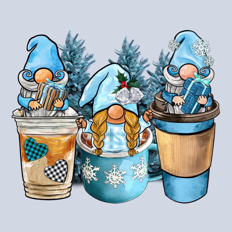 Winter Coffee Gnome Premium Sweatshirt by BarkalooDesign | Teevron