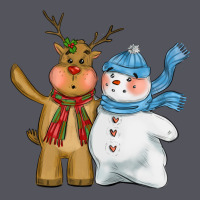 Christmas Reindeer Snowman Vintage Hoodie | Teevron