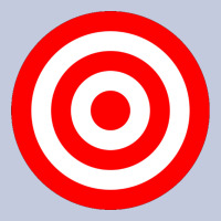 Bullseye Target Red & White Rings Target Long Sleeve Tee | Teevron
