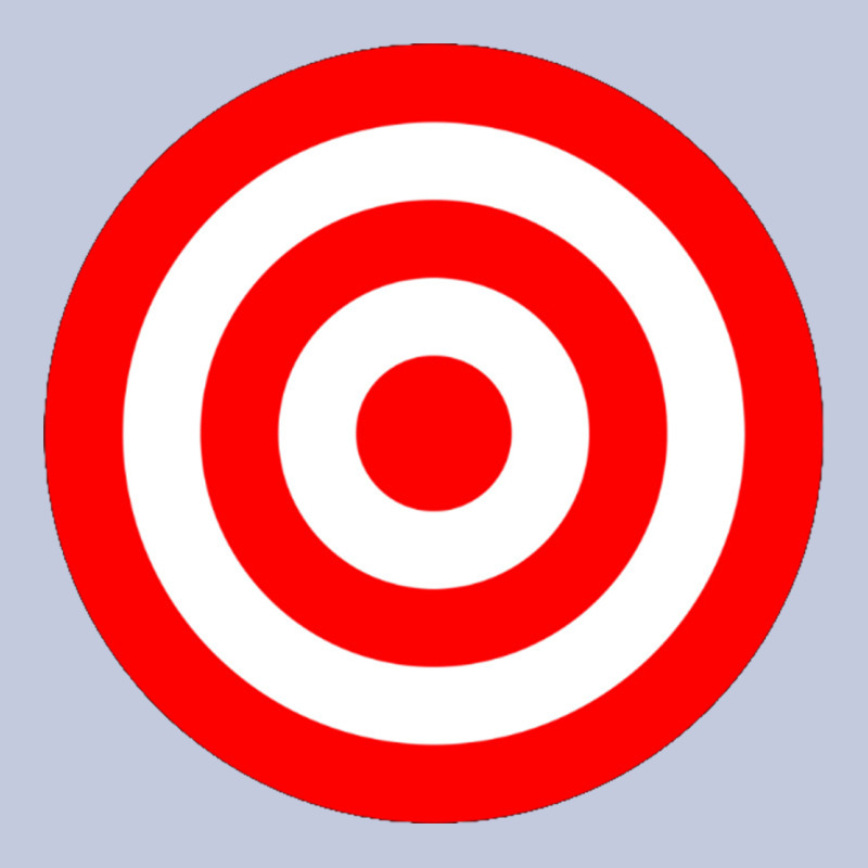 Bullseye Target Red & White Rings Target Long Sleeve Tee by DesignPulse | Teevron