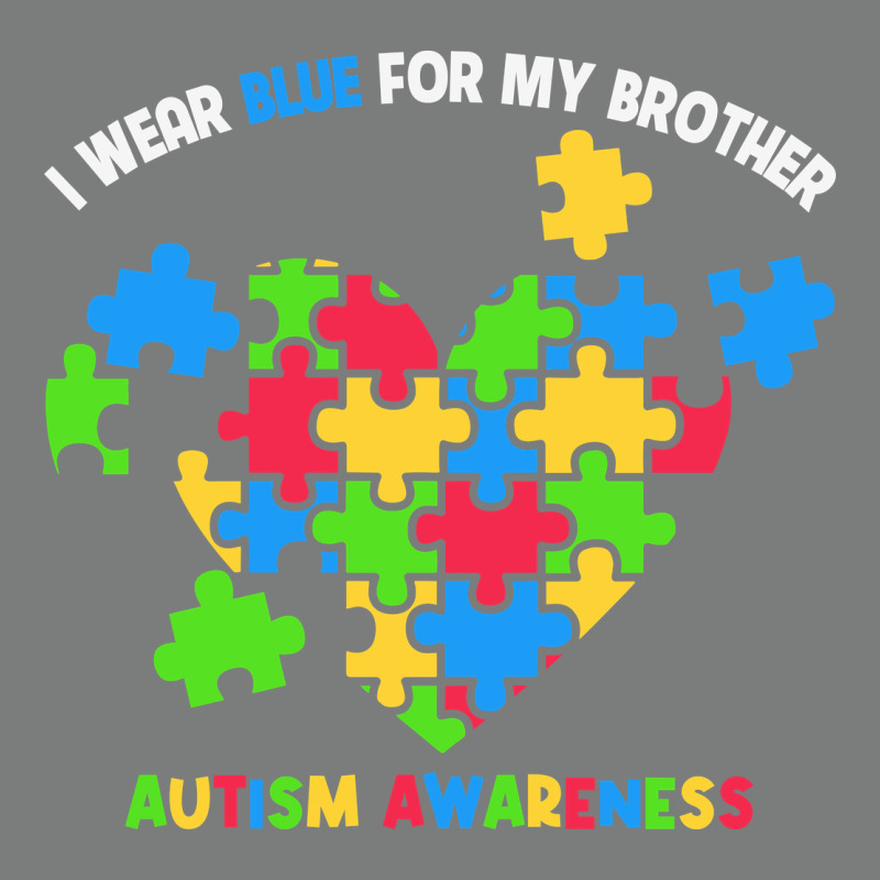 Wear Blue For My Brother Autism Premium Hoodie by CowhideDigitalArt | Teevron