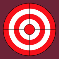 Bulls Eye Target Lazy Diy Halloween Costume Darts Shooting T Shirt Long Sleeve Tee | Teevron