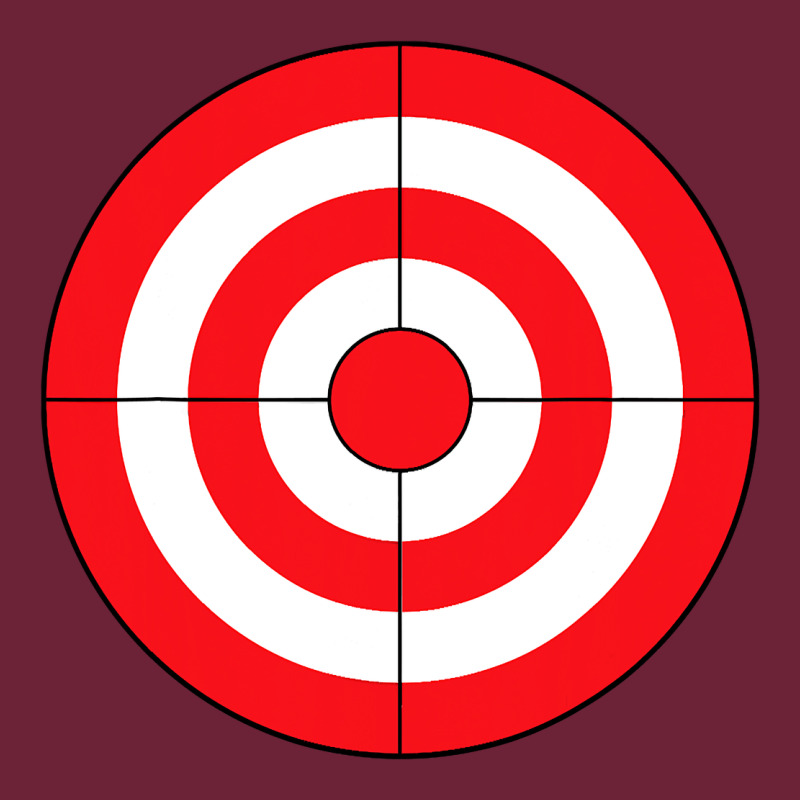 Bulls Eye Target Lazy Diy Halloween Costume Darts Shooting T Shirt Long Sleeve Tee by DesignPulse | Teevron