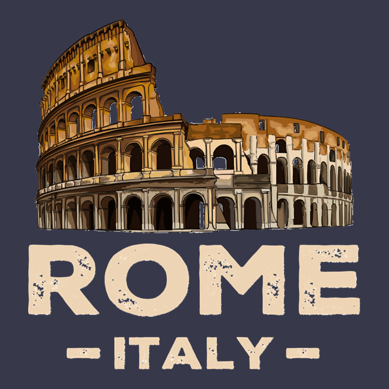 Cool Vintage Roma Italia Colosseum Souvenirs, Rome Italy Pullover Hood Long Sleeve Tee by DesignPulse | Teevron