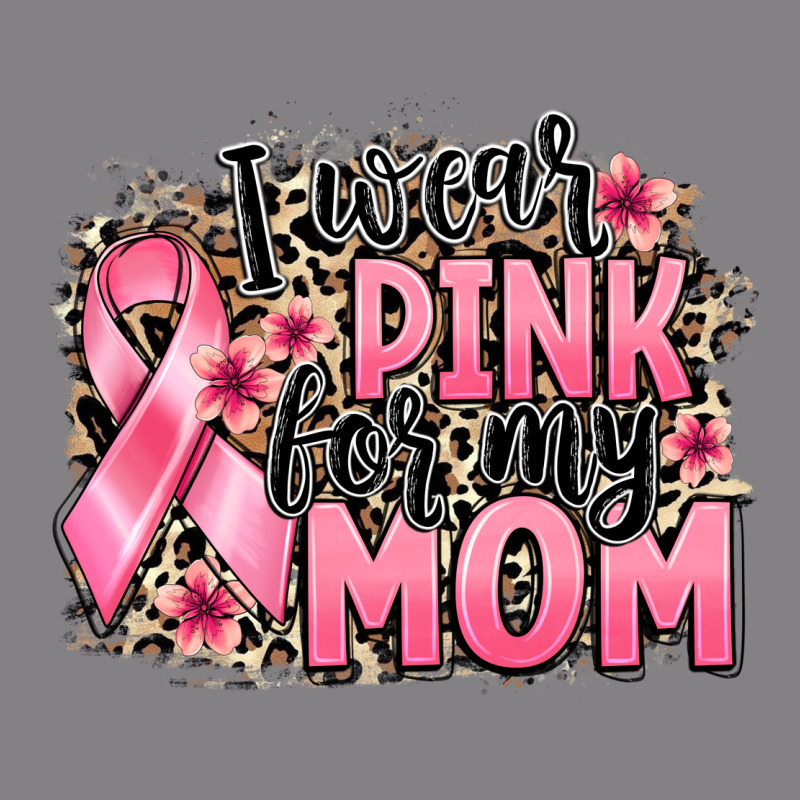 I Wear Pink For My Mom Heavyweight Hoodie by BarkalooDesign | Teevron