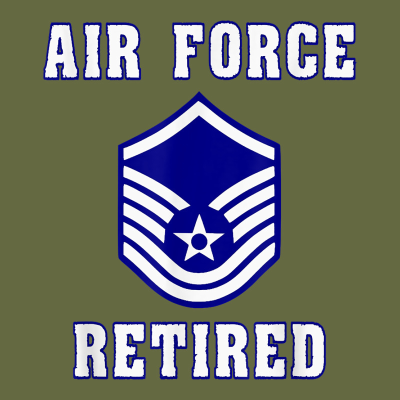 Military Master Sergeant Air Force Retired T Shirt Long Sleeve Tee by PixelWave | Teevron