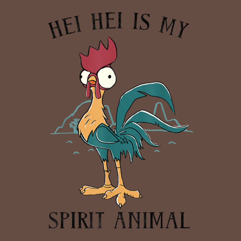 Moana Hei Hei Is My Spirit Animal Portrait Long Sleeve Tee by PixelWave | Teevron