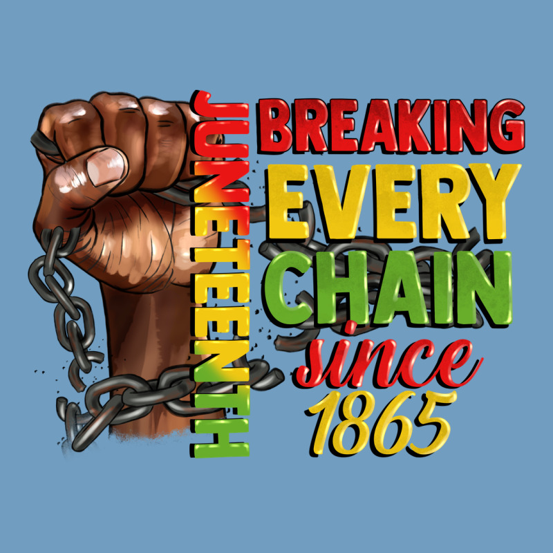 Juneteenth Breaking Every Chain Since 1865 Urban Heavy Tee by CowGirlArtShop | Teevron