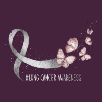 Pretty White Ribbon Support Lung Cancer Awareness T Shirt Long Sleeve Tee | Teevron