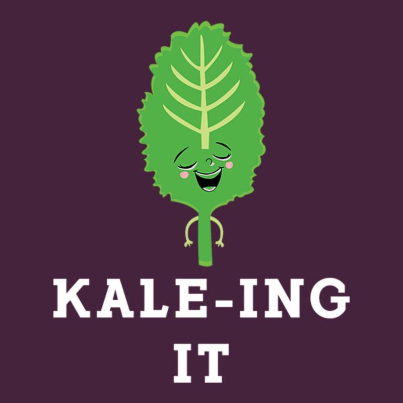 Kaleing It Kale Art For Vegans Vegetarians Long Sleeve Tee by Craftify | Teevron