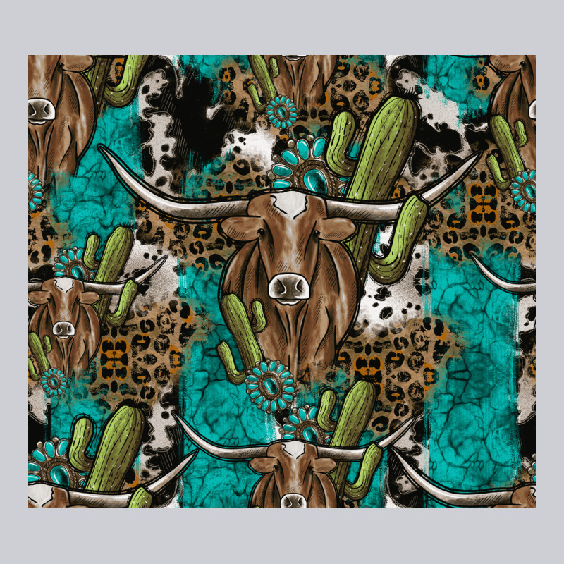 Longhorn Pattern Heavyweight Sweatshirt by CowhideDigitalArt | Teevron