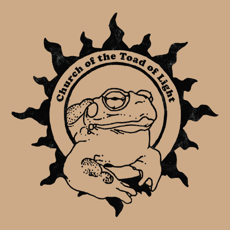 Authentic Church Of The Toad Of Light Psychedlic Frog Licking (distres Vintage Hoodie by DesignPulse | Teevron