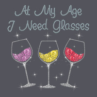 At My Age I Need Glasses Vintage Hoodie | Teevron