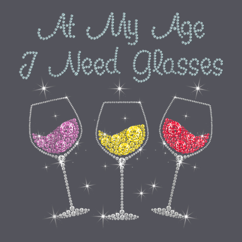 At My Age I Need Glasses Vintage Hoodie by DesignPulse | Teevron