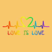 Lgbt Love Rainbow Heartbeat Vintage Hoodie | Teevron