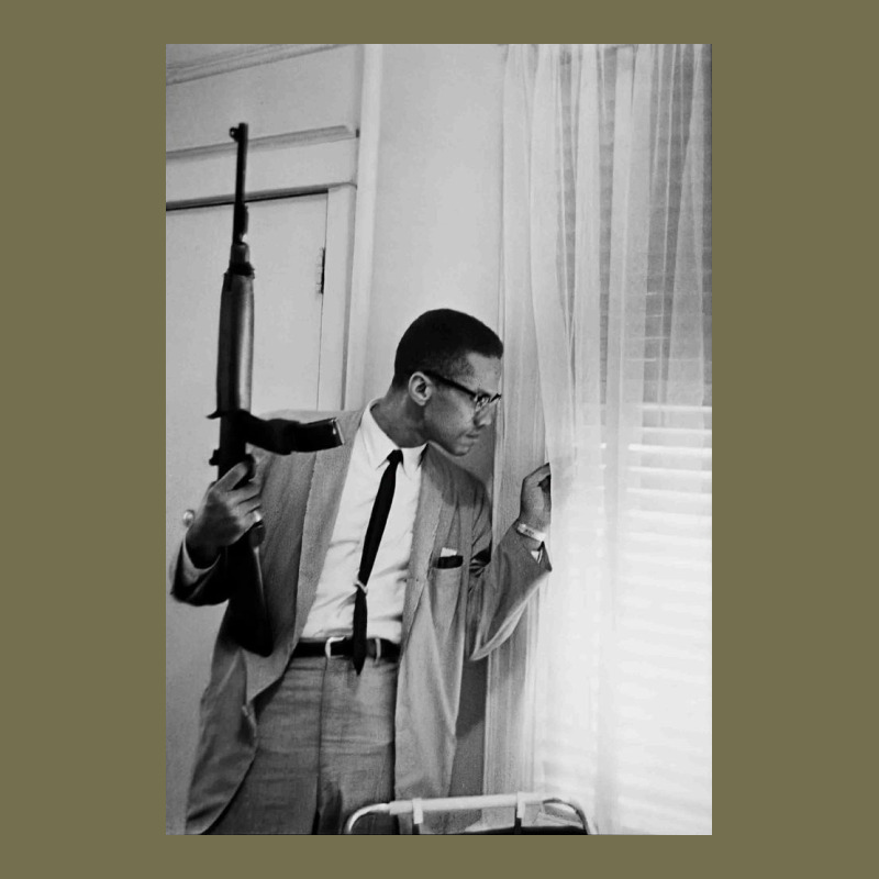 Malcolm X Vintage Hoodie by Craftify | Teevron