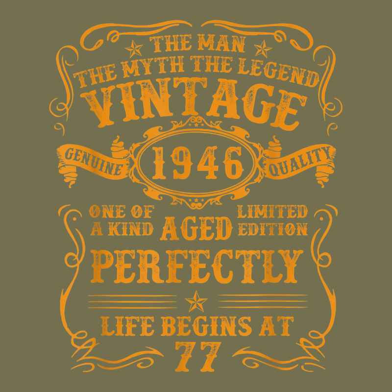 Vintage 1946 The Man Myth Legend 77 Year Old Birthday Gifts Vintage Hoodie by trangStudio | Teevron