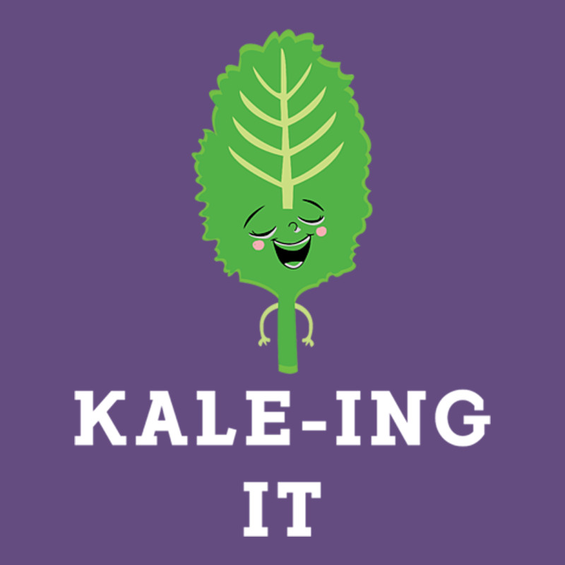 Kaleing It Kale Art For Vegans Vegetarians Vintage Hoodie by Craftify | Teevron