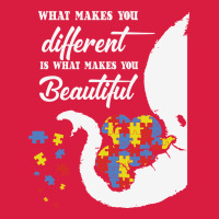 Autism Different Makes You Beautiful Premium Hoodie | Teevron