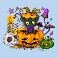 Black Cat Pumpkin Classic Tee | Teevron