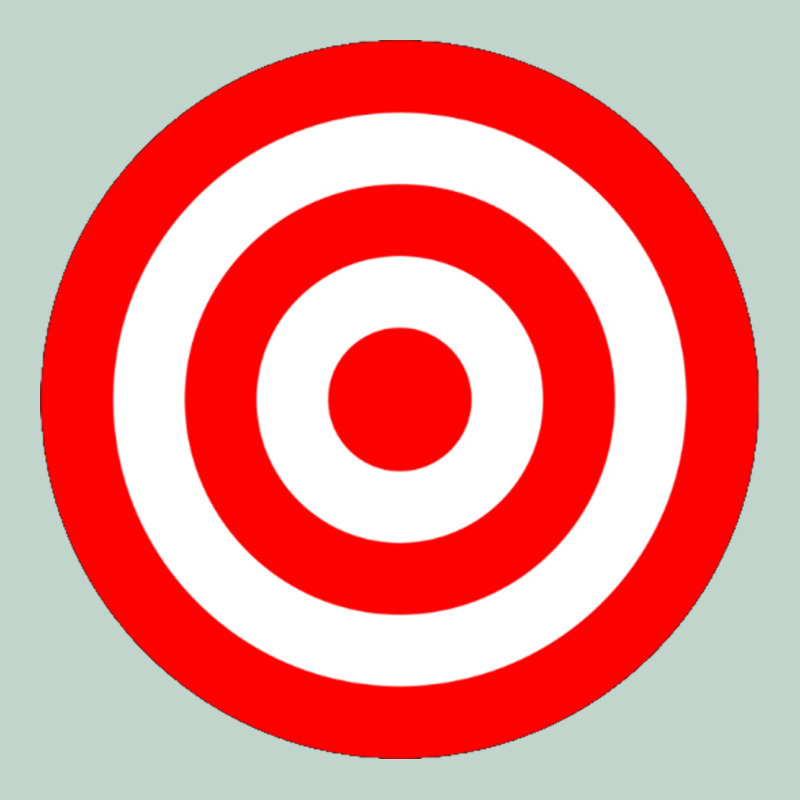 Bullseye Target Red & White Rings Target Zipper Hoodie by DesignPulse | Teevron