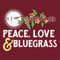 Peace , Love & Bluegrass   Banjo Nature Vines Illu Zipper Hoodie | Teevron