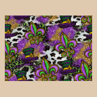 Mardi Gras Celebration Pattern Heavyweight Sweatshirt | Teevron