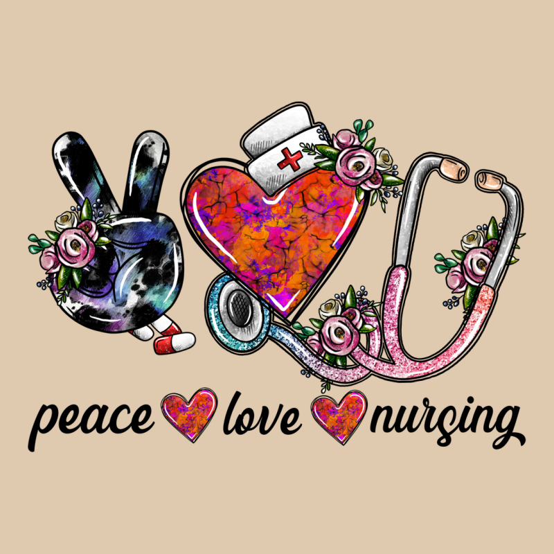 Peace Love Nursing Classic Tee by SublimationCraftShop | Teevron