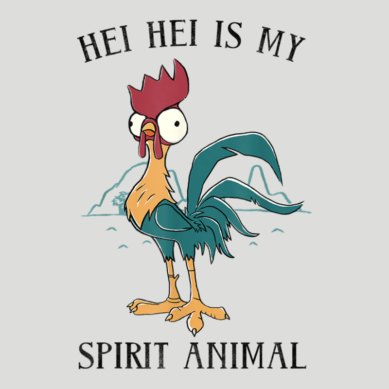 Moana Hei Hei Is My Spirit Animal Portrait Zipper Hoodie by PixelWave | Teevron