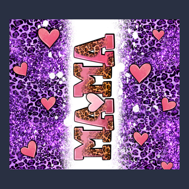 Purple Leopard Pink Mama Hearts Urban Hoodie by AdoDesignShop | Teevron