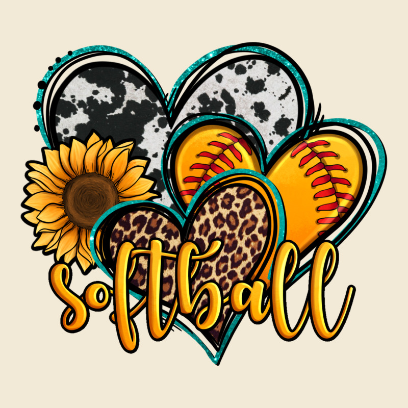 Softball Hearts Premium Hoodie by Jasminsmagicworld | Teevron