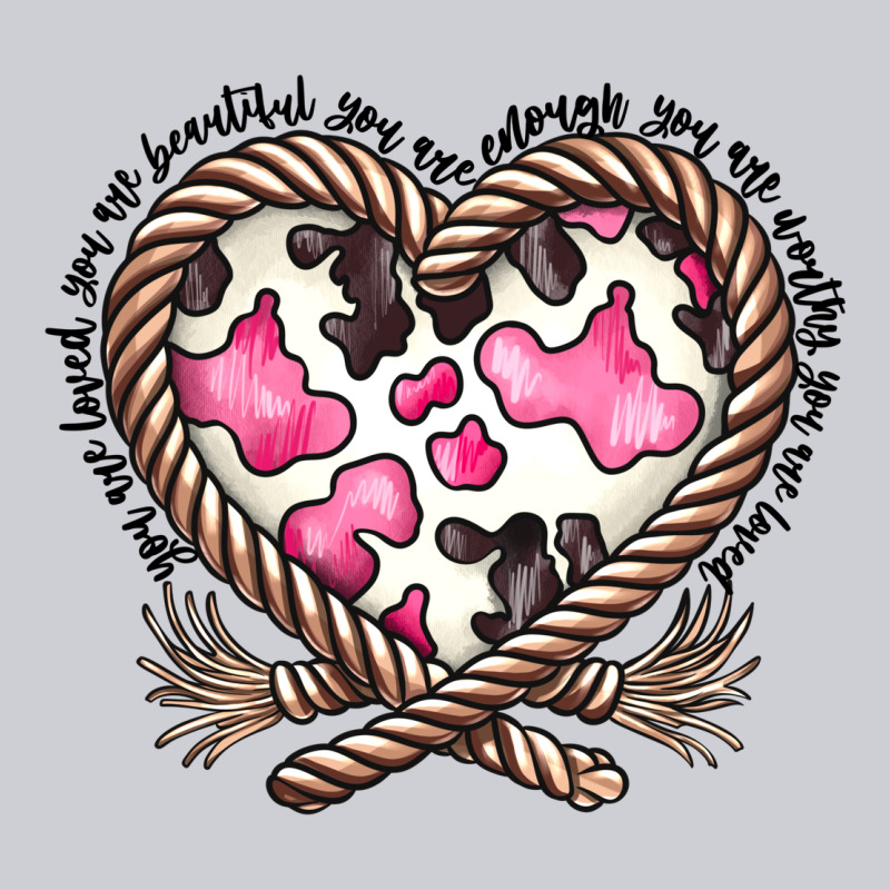 Western Cowhide Heart Heavyweight Sweatshirt by CowhideDigitalArt | Teevron