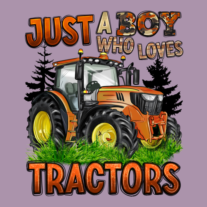Just A Boy Who Loves Tractors Heavyweight Hoodie by BarkalooDesign | Teevron
