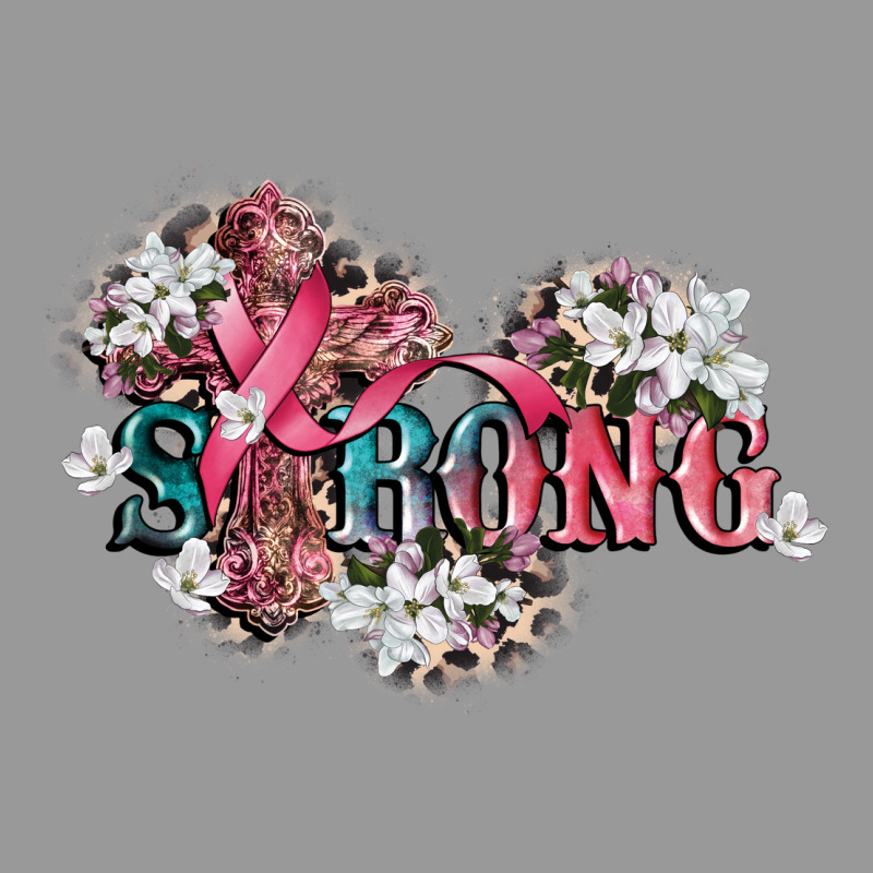 Strong Cancer Awareness 12 Inches 300 Dpi Vintage Hoodie by CowGirlArtShop | Teevron