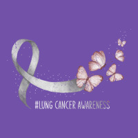 Pretty White Ribbon Support Lung Cancer Awareness T Shirt Premium Sweatshirt | Teevron
