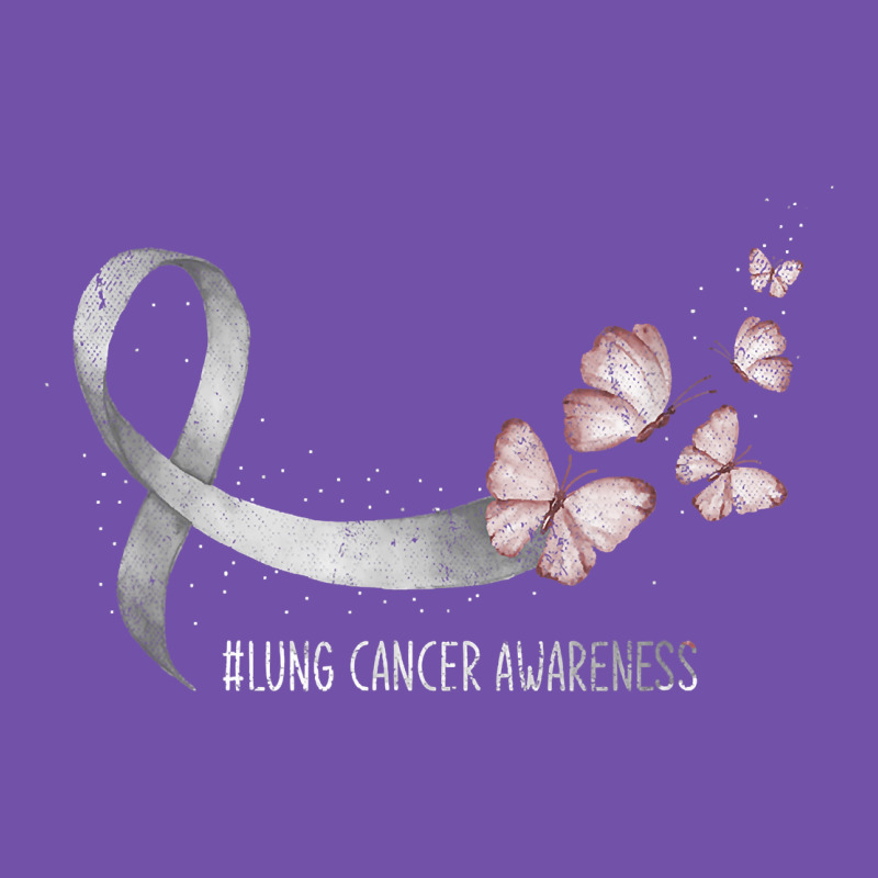 Pretty White Ribbon Support Lung Cancer Awareness T Shirt Premium Sweatshirt by Craftify | Teevron