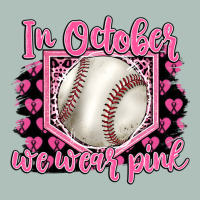 In October We Wear Pink Baseball Heavyweight Hoodie | Teevron