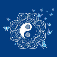 Yin Yang With Butterflies Ancient Chinese Yin Yang Premium Sweatshirt | Teevron
