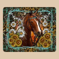 Western Horse Mouse Pad Heavyweight Sweatshirt | Teevron