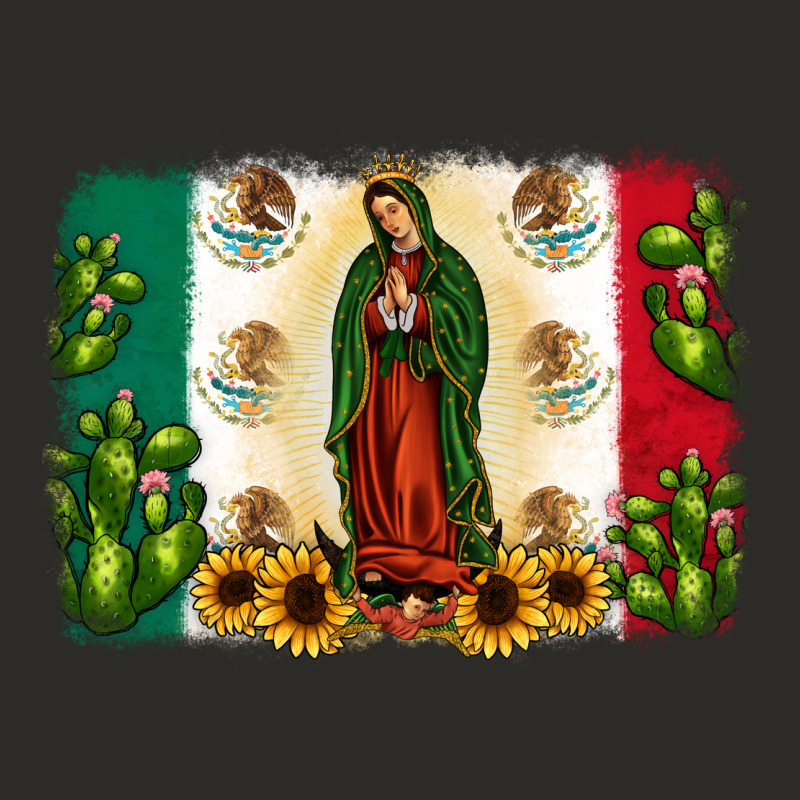 Mexican Flag Our Lady Of Guadalupe Heavy Core Tee by JahusDesignShop | Teevron