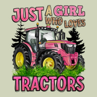 Just A Girl Who Loves Tractors Heavyweight Hoodie | Teevron